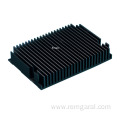 fabrication extrusion aluminum black anodized heat sink